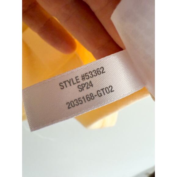 J.Crew Factory | NWOT Cotton washed jersey tee in Yellow | Sz XL - Picture 5 of 7